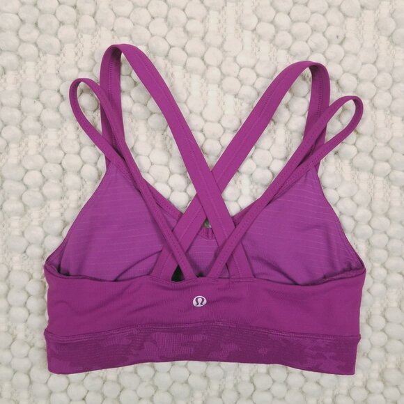 Lululemon Run For Days Bra Regal Plum Sz 4 - Picture 7 of 7